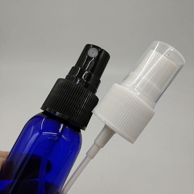 Superficie liscia Bottiglia per spray in plastica PET per uso domestico Capacità 10ml 15ml 30ml 50ml 60m 70ml 100ml 200ml 500ml Rotonda