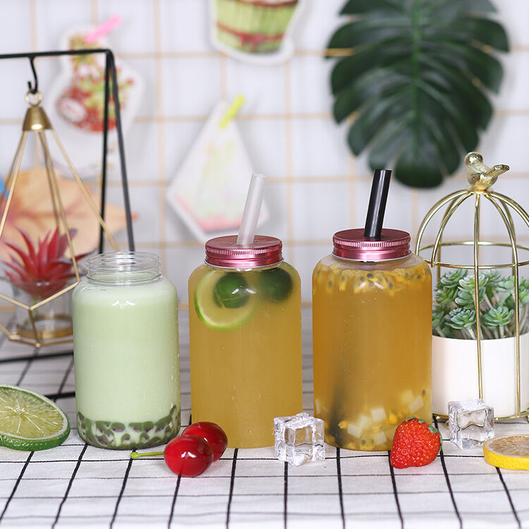 Bottiglie di Tè al Latte da 0,5 kg Design Moderno Antigoccia Adatte per Soluzioni di Imballaggio e Conservazione di Bevande