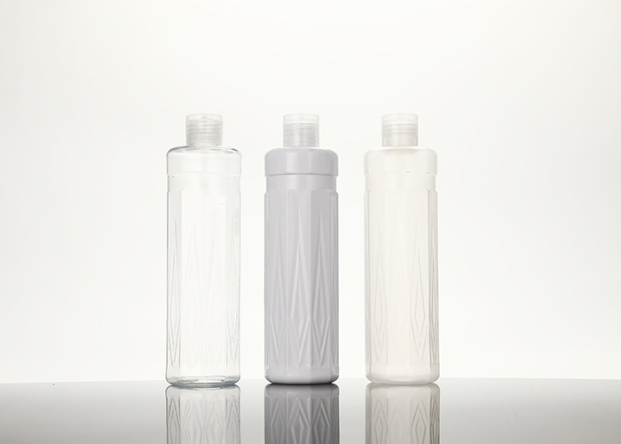 Bottiglia dell'ANIMALE DOMESTICO di Flip Top Cap 300ml con con tappo a vite per lo sciampo cosmetico della lozione