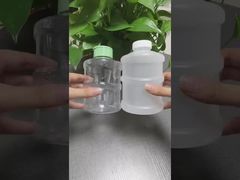 Bottiglia per bevande da 16oz 500ml in plastica per tè al latte, succo di frutta, con tappo a strappo