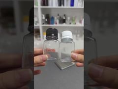 Bottiglie trasparenti di plastica per bevande contenenti latte, tè e succo con tappo