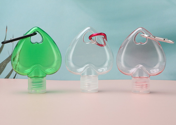 Il prodotto disinfettante di plastica della mano di PETG imbottiglia le bottiglie a catena di tasto di azzeramento di 20mm