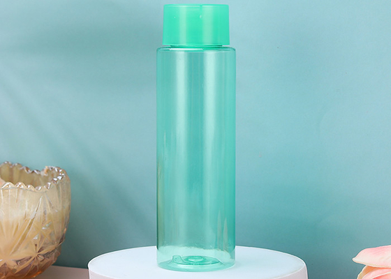 Bottiglia di plastica trasparente verde del coperchio 100ml dei pp con il coperchio a vite ISO9001