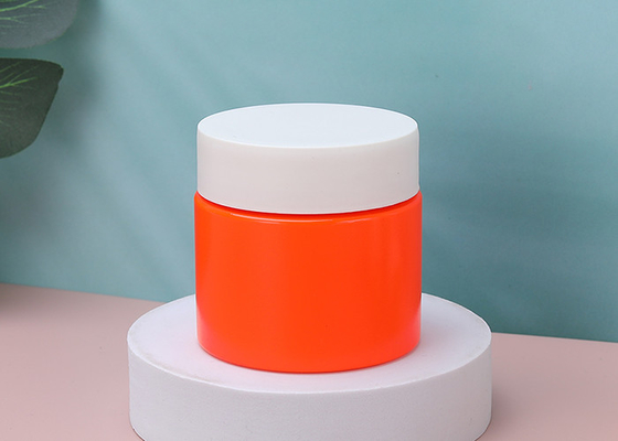 I prodotti di bellezza colano la prova intorno all'ampio recipiente di plastica di plastica della bocca del barattolo 120ml