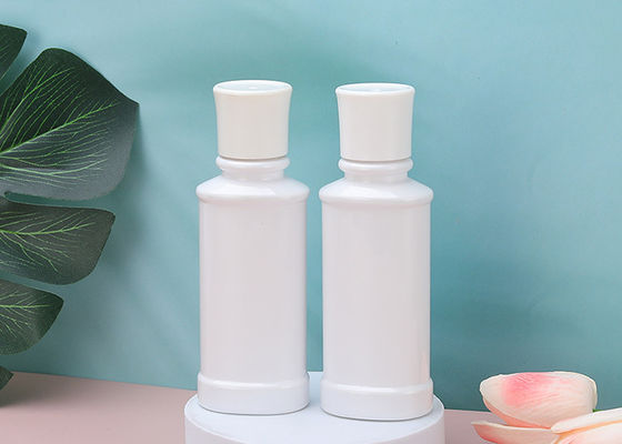 Bottiglia riutilizzabile di plastica cosmetica del colluttorio 80ml con il coperchio a vite