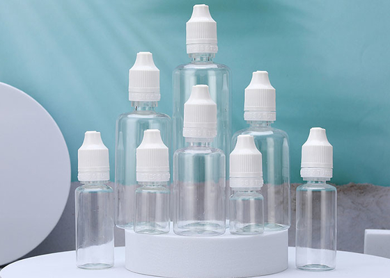 bottiglie di collirio vuote di plastica liquide di 30ml 40ml 50ml E con i cappucci innocui per i bambini